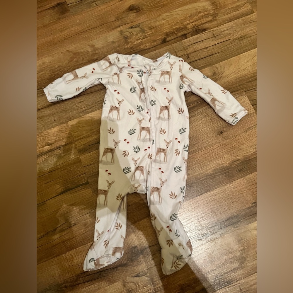 Finley’s Fawn Caden Lane Zipper Footie